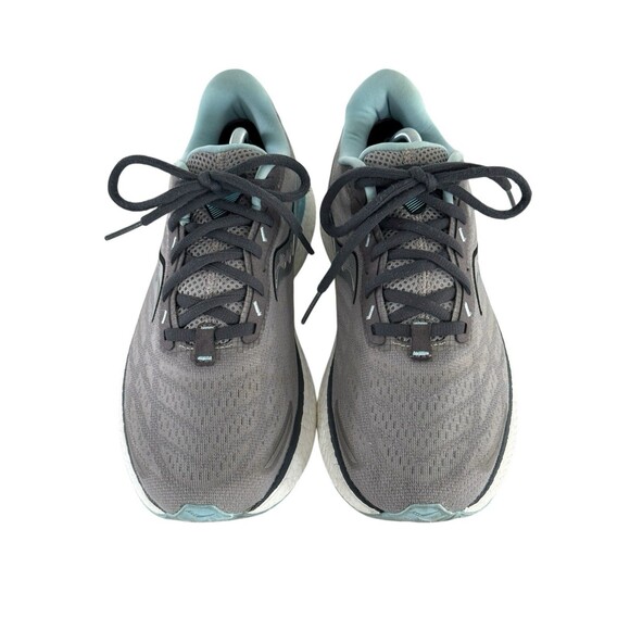 Saucony Triumph 19 Running Shoes Sneakers Womens Size 10 Gray Blue Athletic Gym - Picture 4 of 9